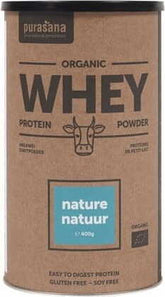 Gluten-free whey protein concentrate ORGANIC 400 g - PURASANA